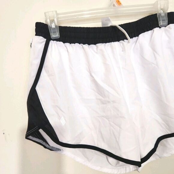 Santiny Running Shorts For Women Size Large Lightweight Zip Pocket Quick Dry  B9 - Picture 5 of 12